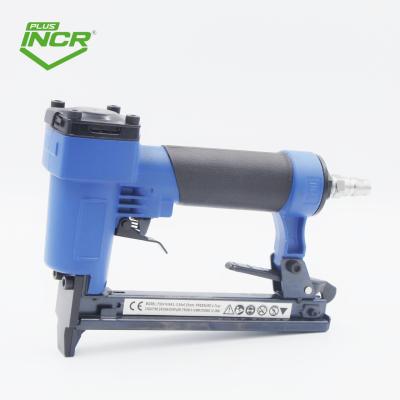 China Meubels Stapelpistool 21 Gauge Fine Crown Air Pneumatic Stapler 8416 voor zelfstandig decoratie Te koop