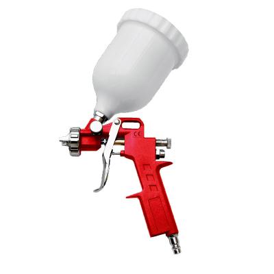 中国 Red/Green Paint Sprayer Pneumatic Paint Spray Gun 600ml 販売のため