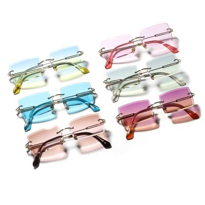 China High Quality UV 400 Fashion Sunglasses Luxury Acrylic Stainless Frame Shading Metal Sunglasses for sale