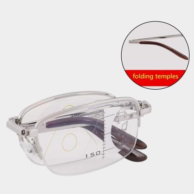 China Reading Styles Full and Half Frame Retractable High Quality Glass Folding Frame for sale