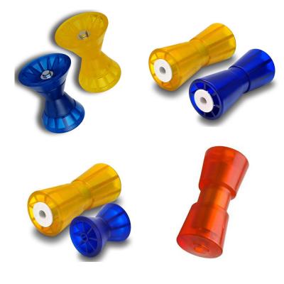 China Plastikboots-Keel Roller PU-Gummimaterial wackeln Keel Bow Bone Flower Stopp-Rolle zu verkaufen