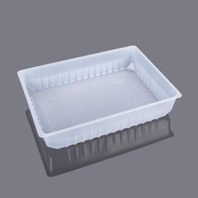 China White 0.65mm Food Grade Disposable Plastic Containers zu verkaufen