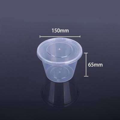 China Ringsum 150*65mm Wegwerf-Bento Box Containers zu verkaufen