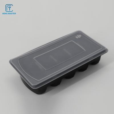 China 5 Tiefkühlkost Tray Packaging der Fach-23*10*4cm zu verkaufen