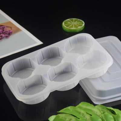 China Weiße Tiefkühlkost Tray Packaging des Rechteck-19*13*2.5cm zu verkaufen