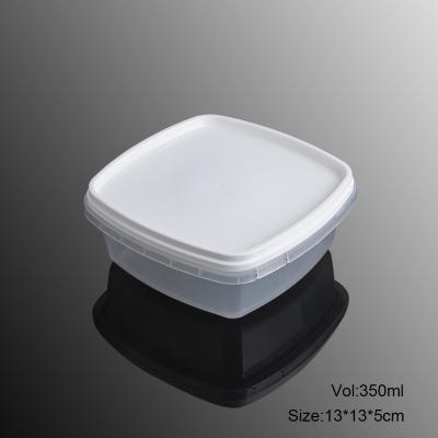 China Rizador plástico Microwavable el 13*13*5cm de la conservación de alimentos en venta