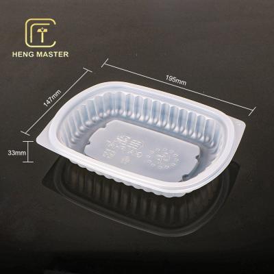 China Bandeja plástica disponible amistosa de Tray Food Grade PP de la ampolla de Eco en venta