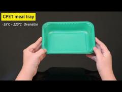 Origin Black CPET Plastic Food Container Recyclable ,CPET Trays Food Packaging