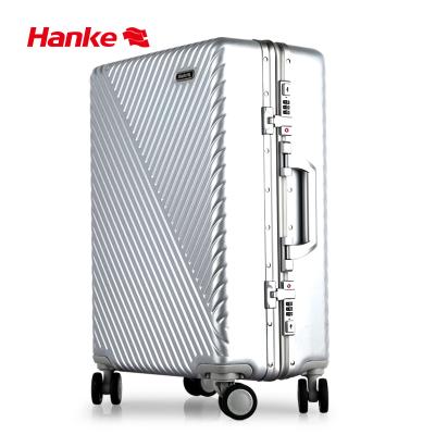 China Wholesale OEM Foil School\Travel New Generation Fashion Strip Travel Luggage Bottom PC\etc. Hanke carry on check in suitcase sets trolley bags for sale