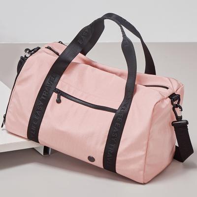 China Mixi Customized Large Capacity Pink Gym Fashion Logo Men Women Waterproof Duffel Bags Sports Travel Bag for sale