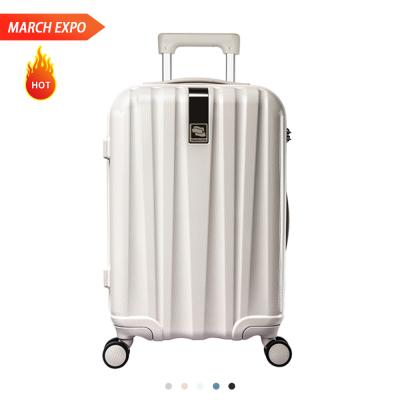 China Shell Trolley Luggage Hanke Durable Business Suitcase Hard PC Shell Trolly Travel Box Case Luggage Moving Bag for sale