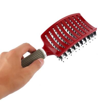 China 2019 Women Hair Scalp Massage Comb Waterproof Bristle and Nylon Hair Brush Wet Curly Detangle Brush for Salon Hairdressing Styling Tools for sale