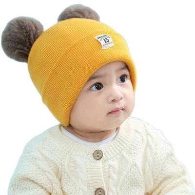 China 2021 hot girls COMMON new style children's hat baby and winter Earflap thick cute Hood Scarf Set of scarves for sale