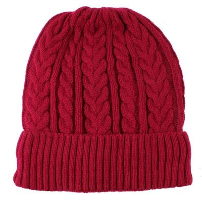 China 2021 New Style Fashion Women's COMMON Cheap Winter Beanie Knit Ski Wool Hats Warm Logo for sale