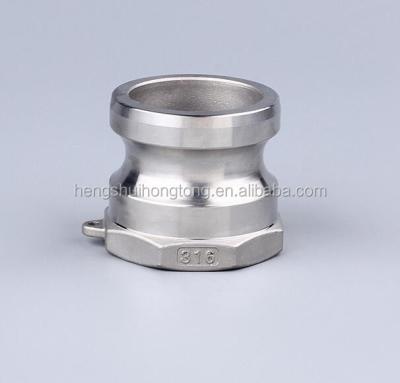 China Building material stores ss304 camlock coupling type A for sale