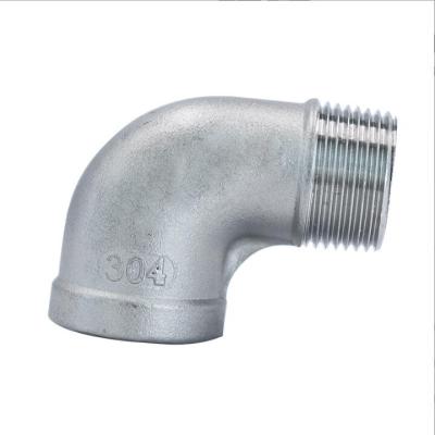 China 90 Degree Stainless Steel SUS304 316 Street Elbow With FM Thread Equal for sale