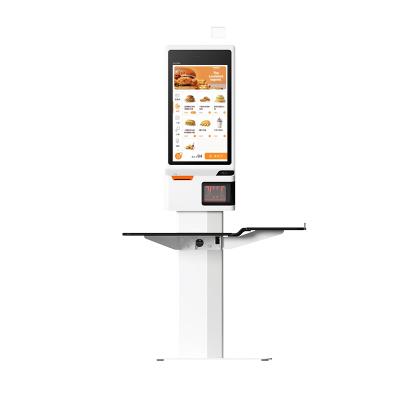 China Face ID verification POS autoservicio kiosk payments self service cashier cashier self checkout kiosk printer 16G ROM+4G RAM self service kiosk printer for sale