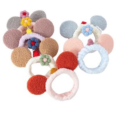 China Korean and American cute net red sports small flower headband wash face cartoon new style soft hair accessories wholesale headband for sale