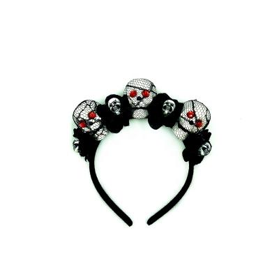 China European and American Style Bset Selling Festival Halloween Headbands for Kids Party Headbands Skull Prop Hair Accessories for sale