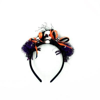 China High quality European and American style festival Halloween headbands for children party skull prop hair accessories gemstone eyes for sale