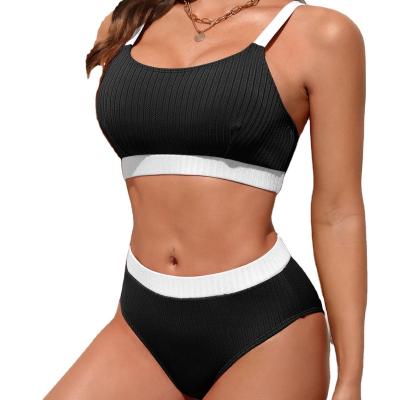 China 2023 Custom Made Removable Padded Swimwear Women Swimsuits Beach Swimwear Bikinis and Beachwear High Waist Swimsuits for Women for sale