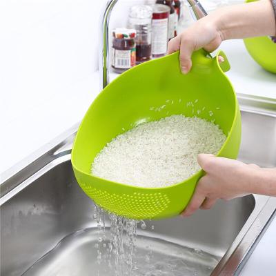 China New arrival viable kitchen plastic washing colander for washing fruits and vegetables for sale