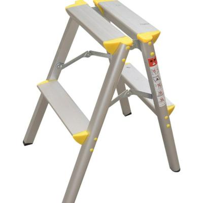 China Folding Ladders En131 3 4 Aluminum Two Step Folding Foldable 5 Step Ladder Universal for sale