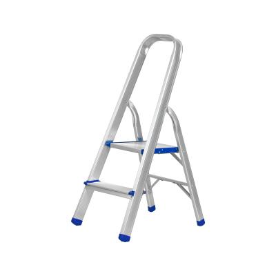 China Folding Ladders Factory Price Household Floor Folding Ladder Two Step Aluminum Chair for sale