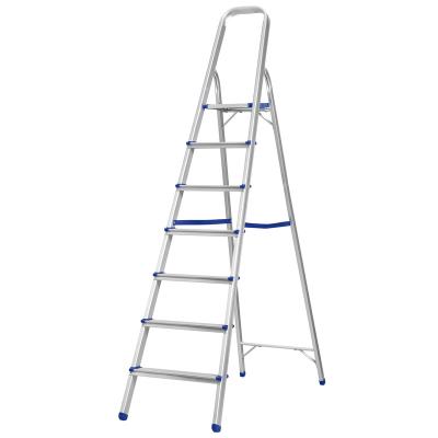 China Folding Ladders Manufacture Price Foldable Aluminum Lightweight Step Ladder , Universal Aluminum Ladder for sale