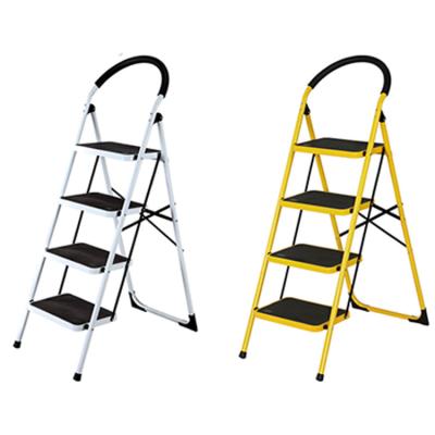 China Folding Ladders Customized Supermarket Household Ladder Library Steel Ladder Chair for sale