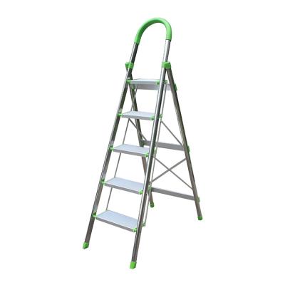 China Hot Selling Adjustable Folding Ladders Stainless Steel Folding Ladder Home Use for sale