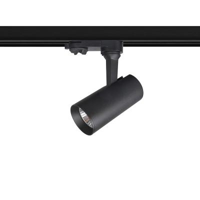 China Dimmable Modern Commercial High Quality Outdoor Wire Mount Kitchen Ceiling LED Track Light Black White Spotlight for sale