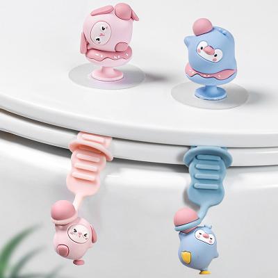 China One-Piece Set Professional Customization Cute Fit Cartoon Bathroom Toilet Lid Lifter Toilet Seat Lifter for sale