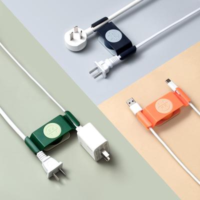 China Viable Factory Wholesale Multifunctional Solid Color Cable Fixing USB Clip and Wire Socket Wire Holder for sale