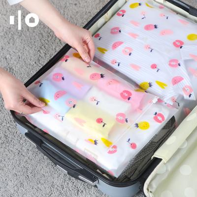 China Kitchen Factory Wholesale Logo Transparent Travel Waterproof Shoes Fruit Jars Clothing Storage Bag for sale