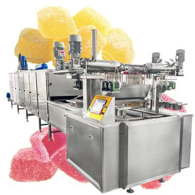 China Candy Making Line Automatic Candy Gelatin Depositing Line Producing Line Jelly Bean Candy Making Machine Line for sale