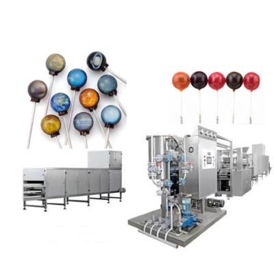 China Hot Selling Lollipop Candy Producing Line Automatic Candy Planet Lollipop Candy Machine for sale