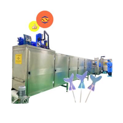 China CANDY Special Design Flat Lollipop Candy Making Machine Lollipop Candy Line for sale