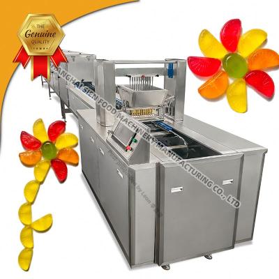 China Hot Sale Fully Automatic Gummy Line Manufacturing Production Machinery Repair Shops Stainless Steel Candy Line for sale