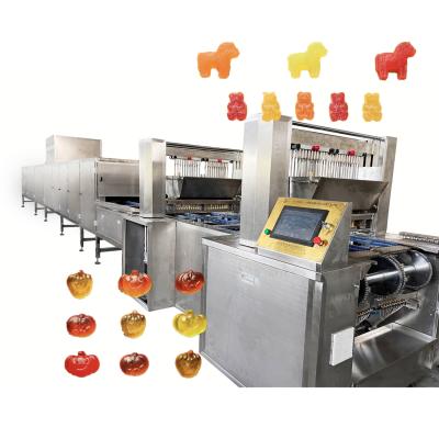 China Freeze Hard Jelly Candy Machine Gummy Depositing Nice Quality Line Soft Jelly Production Line for sale