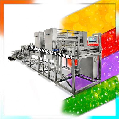 China Hot Sale Automatic Feature Stainless Steel Popping Production Line of Boba Juice Ball Making Machine Manufactory for sale