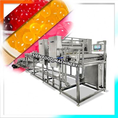 China Advanced Automatic Feature Bubble Tea Food Factory Made Ball Popping Boba Making Machine Making Machine Line for sale