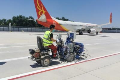 China 98:2 MMA+ BPO External Mixing In Air Spraying Pavement Line Striping Machine for Airports zu verkaufen