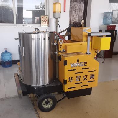 China Battery Driving Thermoplastic Road Line Marking Machine For Convex Marking for sale