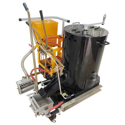 China Mensen duwen thermoplastische wegmarkering machine- 100- 500 mm breedte lijn Te koop