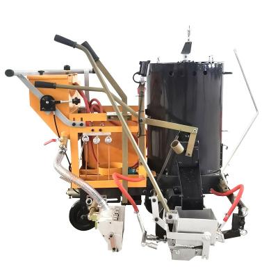 China Mensenpushing thermoplastische wegmarkeringsmachine- 120 kg tank Te koop