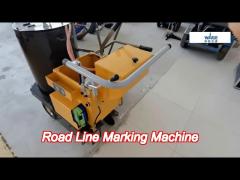 Battery Driving Tank Thermoplastic Road Lining Machine Street Striping Equipment