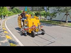 small truck thermoplastic road line marking machine