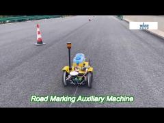 intelligent robot bottom line road marking machine gps positioning