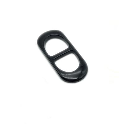 China Nickel Free Made In China Black Color Resin Plastic Tri Slip Buckle For Clothing for sale